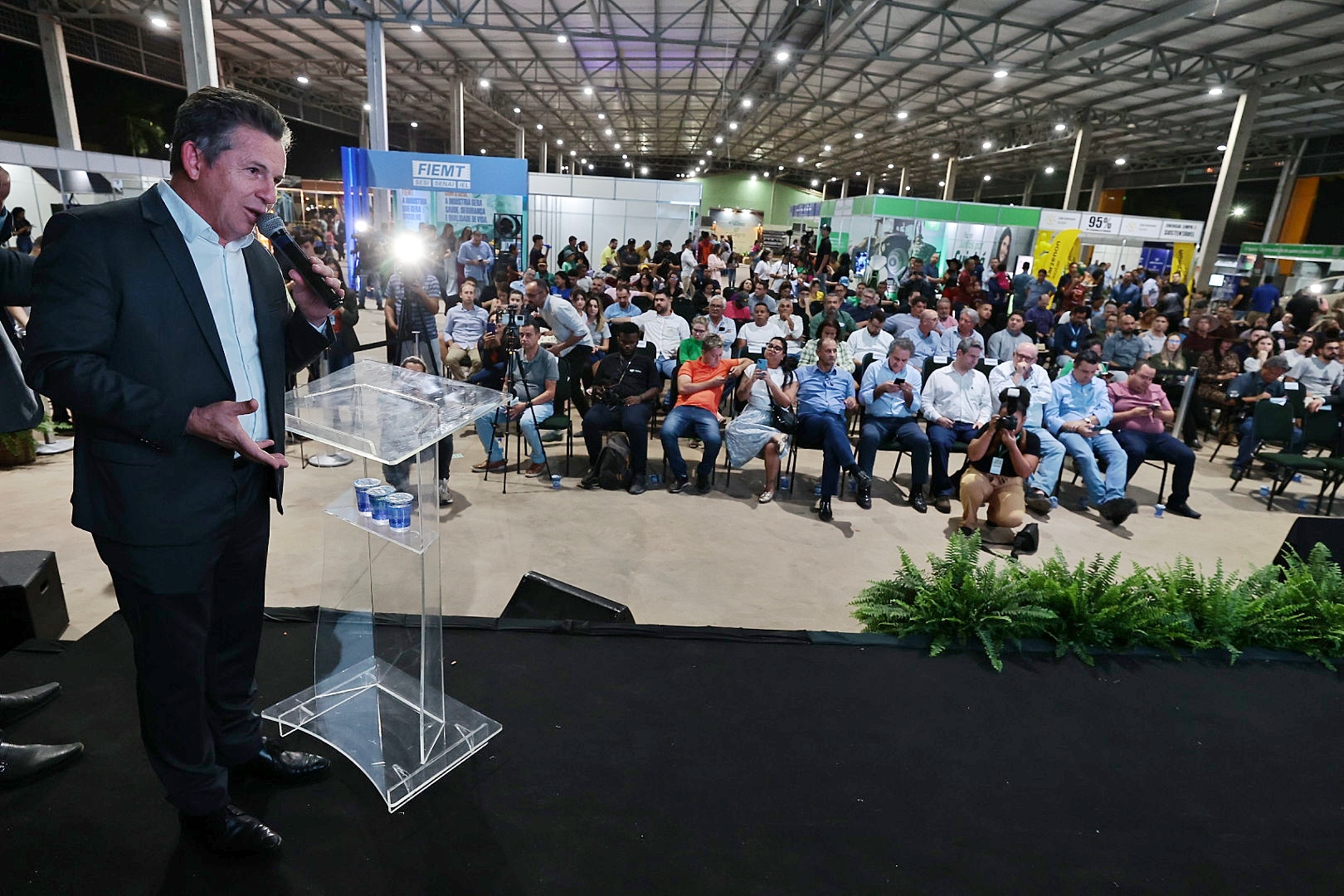 DURANTE EVENTO|: Governador reforça compromisso de tolerância zero às invasões de terras em MT