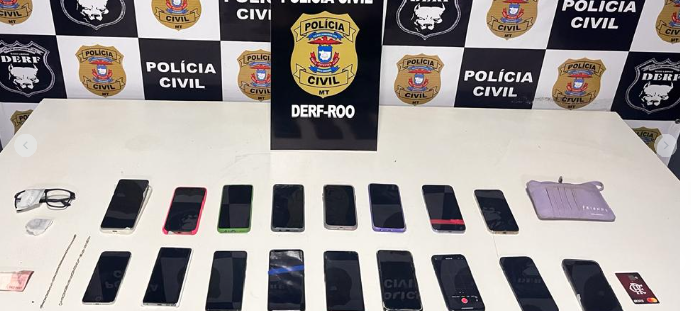 EM RONDONÓPOLIS|: Polícia Civil prende quadrilha que furtou celulares na Exposul