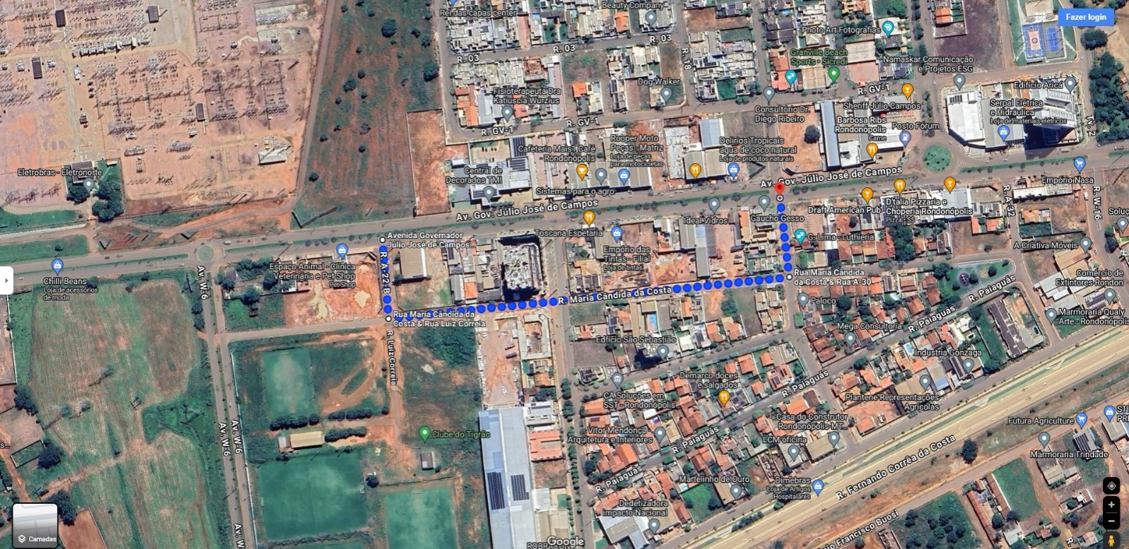 EM RONDONÓPOLIS|: Setrat vai interditar trecho da Avenida Júlio Campos na manhã do domingo (21) para instalar poste de energia