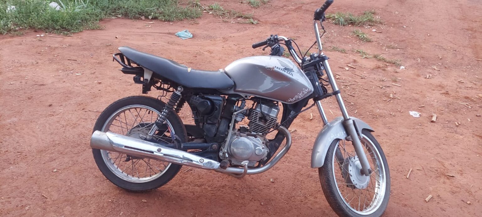 RONDONÓPOLIS|: Motocicleta roubada é recuperada pela PM em Ecoponto na Vila Paulista