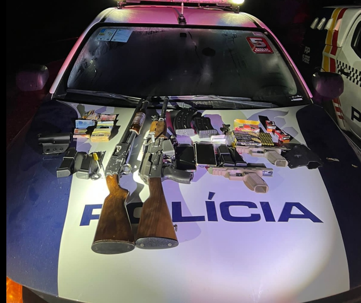 INTERIOR DE MT|: Polícia Militar prende casal por tráfico internacional de armas de fogo e apreende munições
