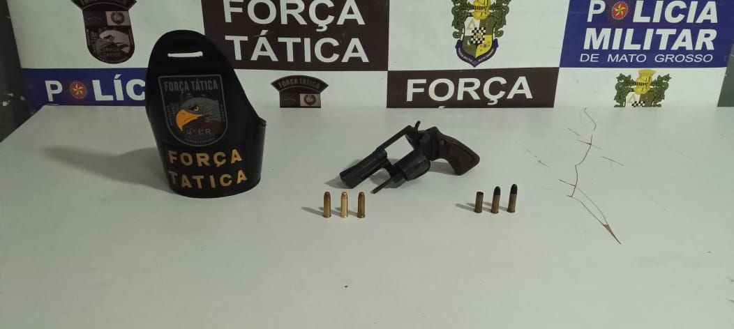 RONDONÓPOLIS|: Homem é preso pela Força Tática com arma e munições