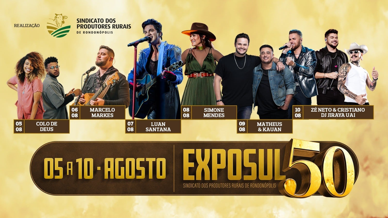 50ª edição | Exposul 2024 divulga data e grade de shows