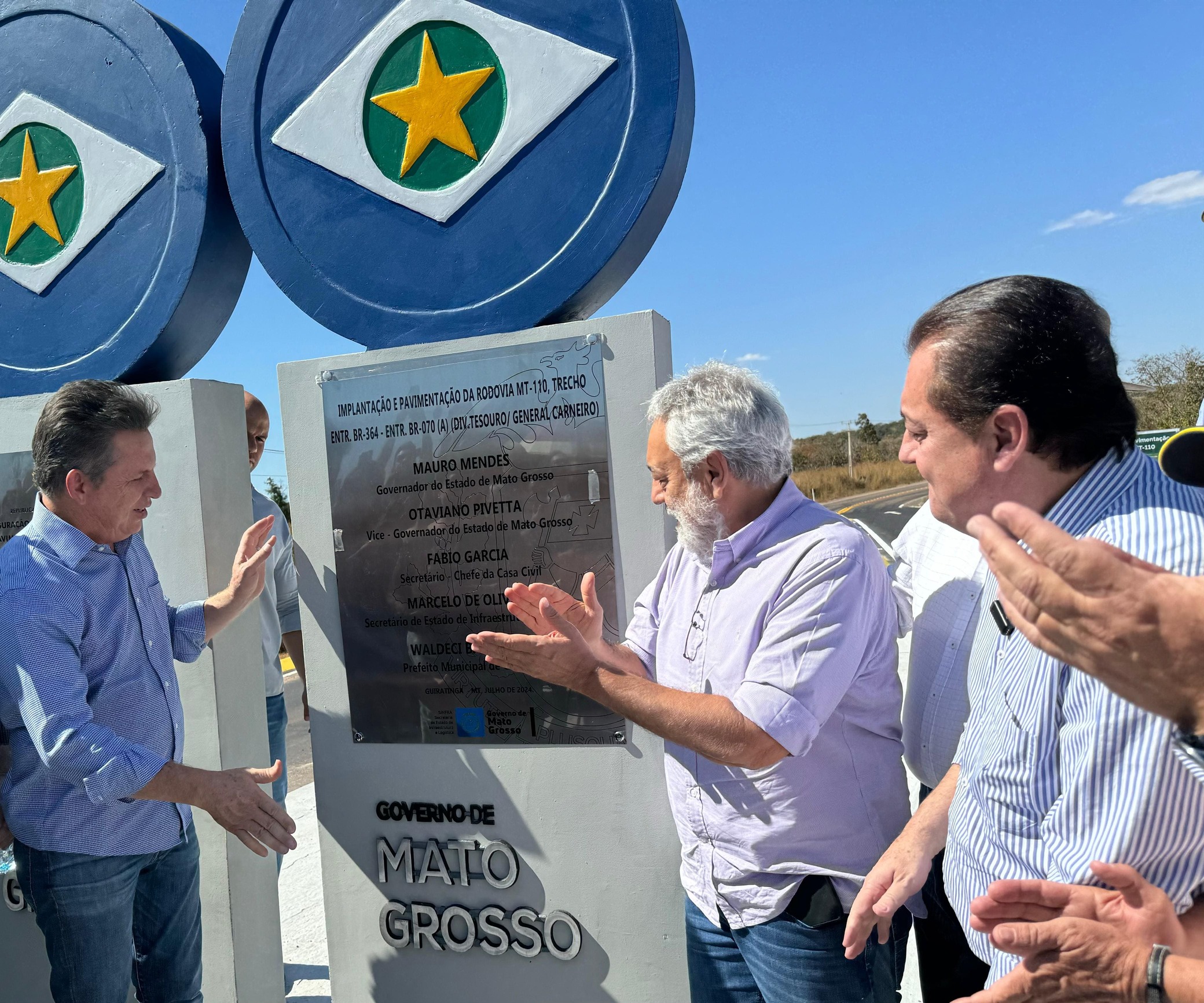 Inauguração da MT-110 Homenageia Pioneiro e Marca Avanço no Desenvolvimento Regional