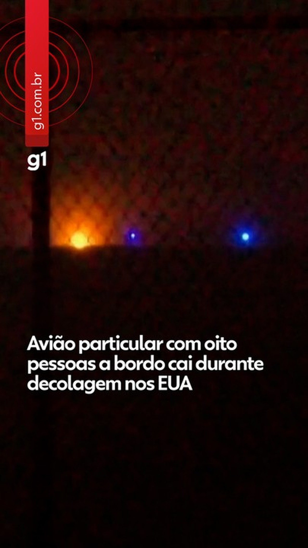Avião particular cai em aeroporto no Maine, nos Estados Unidos