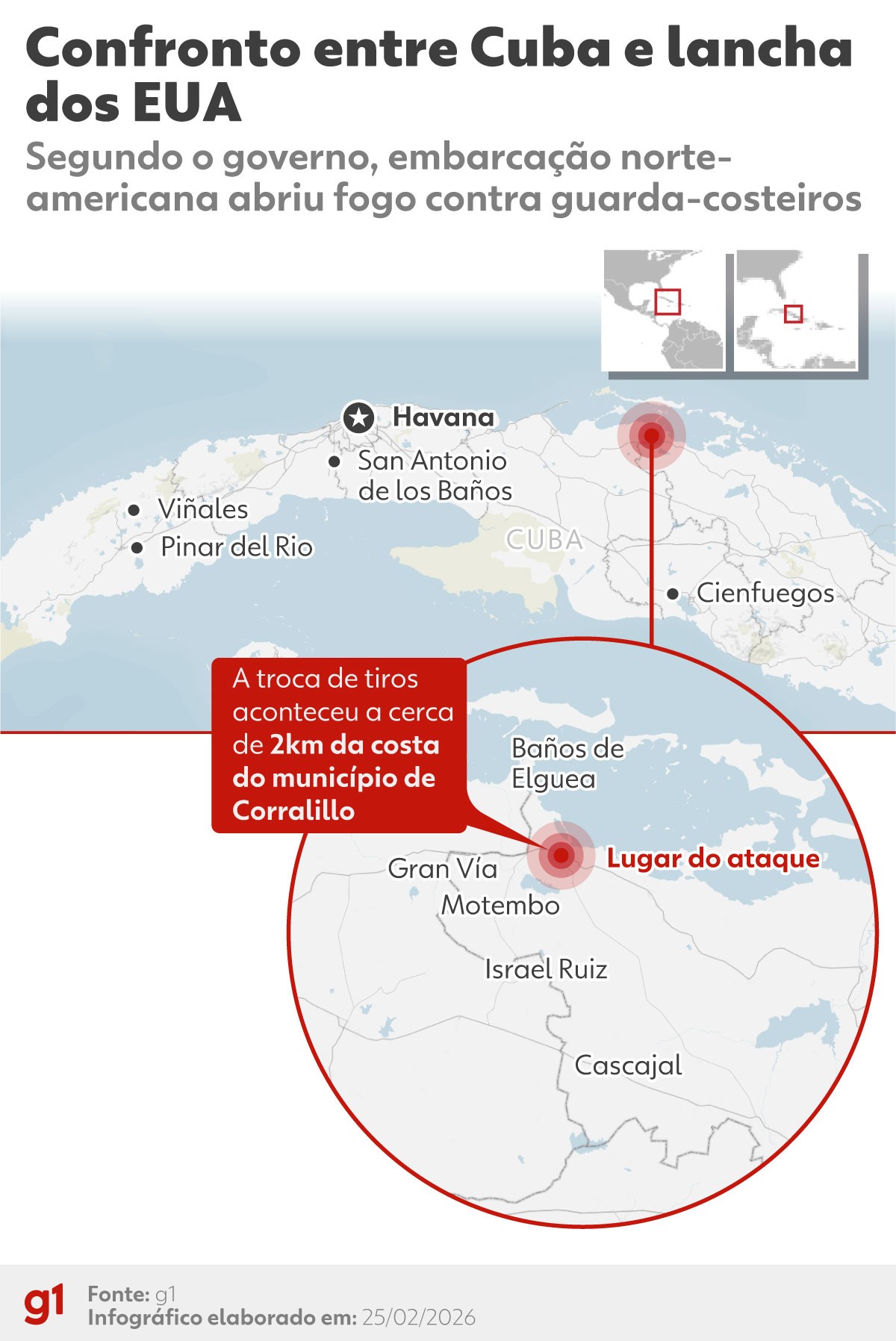 EUA anunciam investigação após confronto entre lancha americana e militares cubanos que deixou 4 mortos