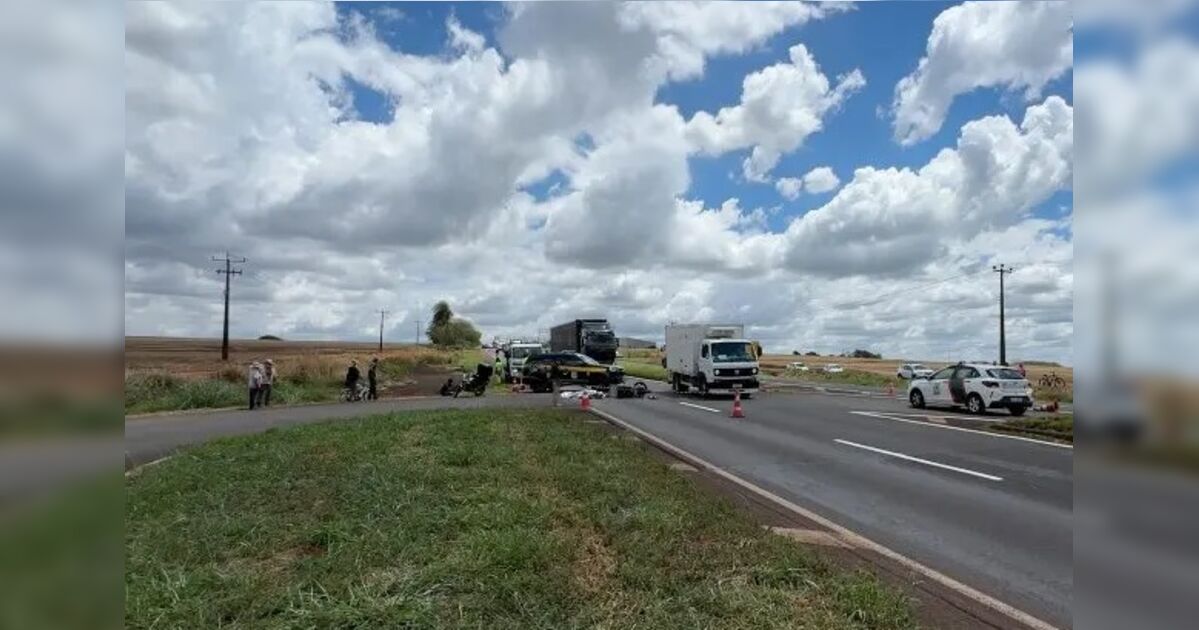 Motoboy de 22 anos morre colisão com caminhonete na rodovia BR-376