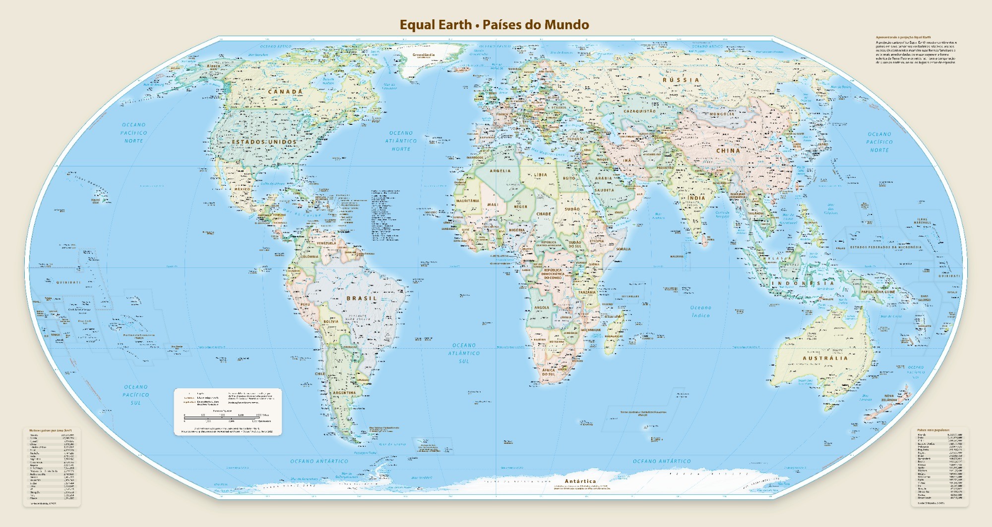 ONU aprova mudança do mapa-múndi para corrigir distorções que fazem continentes parecerem menores